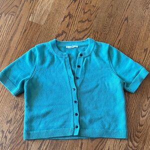 Abercrombie & Fitch woman green Button Down Shirt